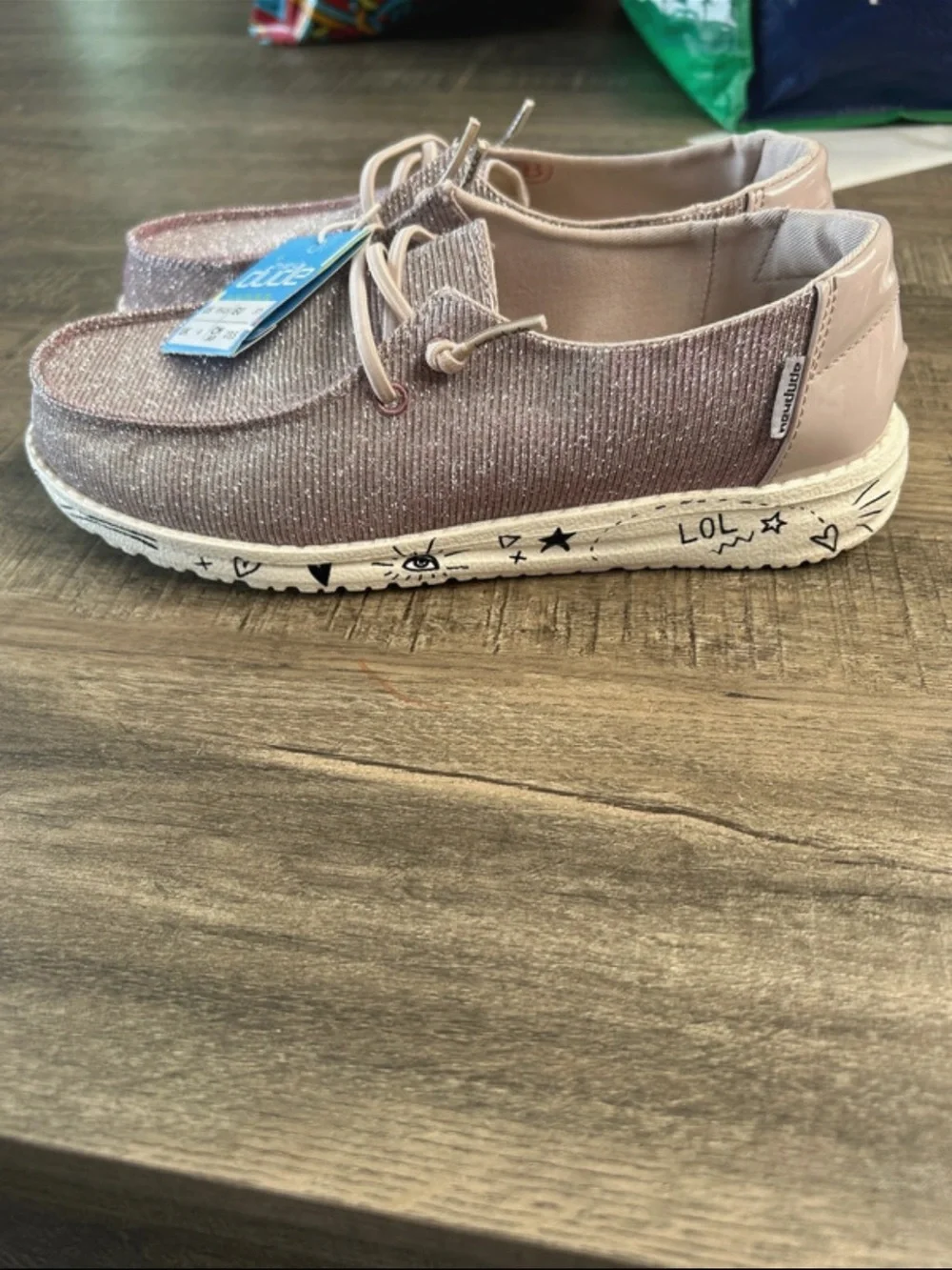 Hey Dude Disco Pink  Slip-On Shoes